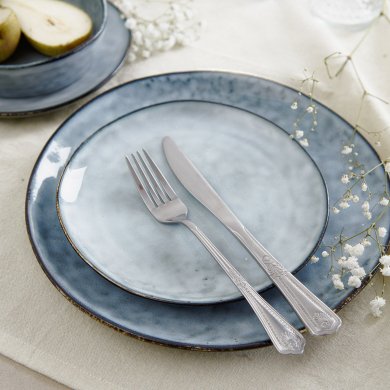 Тарілка Homla LABARO 28 см | Сірий - 5 Тарілка Homla LABARO 28 см | Сірий 211763 фото - 5