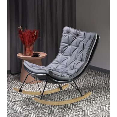 Крісло-качалка Halmar Indigo Сірий V-CH-INDIGO-FOT фото - 10