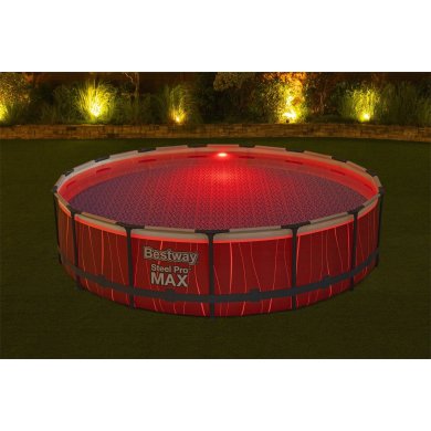 Каркасний басейн Bestway 561GD STEEL PRO MAX LED 457х107 см Сірий - 6 Каркасний басейн Bestway 561GD STEEL PRO MAX LED 457х107 см Сірий BES561GD фото - 6