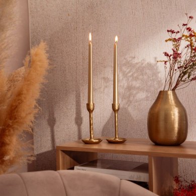 Набор свечей Homla TABLE CANDLES 25 см 4 шт Золотой 235785 фото - 3