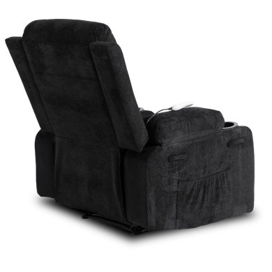 Кресло мягкое раскладное массажное с реклайнером Mebel Elit BOX 2 Черный ME.BOX2/CZ/T/FW фото - 4