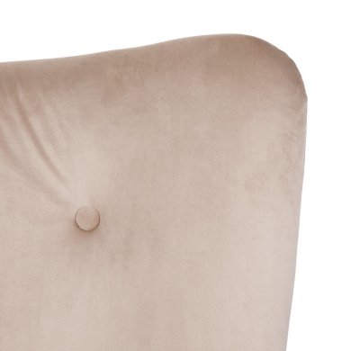 Крісло-качалка м'яке 2 в 1 Homla MOSS PLUS Welur Бежевий 230372 фото - 5