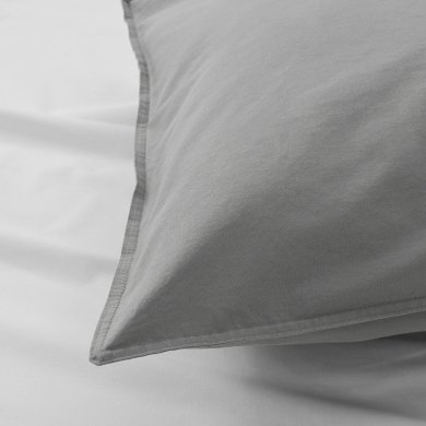 IKEA Наволочка ANGSLILJA 50х60 см Сірий (ИКЕА АНГЛИЙСКИЙ) 20592015 фото - 2