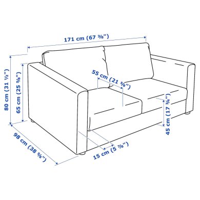 IKEA VIMLE (ИКЕА ВИМЛЕ) 59306292 фото - 8