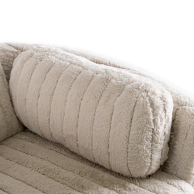 Кресло мягкое раскладное с реклайнером Mebel Elit RAUL Бежевый ME.RAUL/BZ/SZTR/FW фото - 11