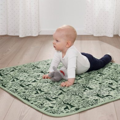 IKEA Плед TROLLDOM 96x96 см Принт (ИКЕА ТРОЛЬДОМ) 30515125 фото - 5