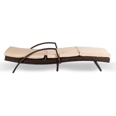 Шезлонг Mebel Elit FELIZ Бежевый ME.FELIZ/BZ/T/OGR/LEZ фото - 5