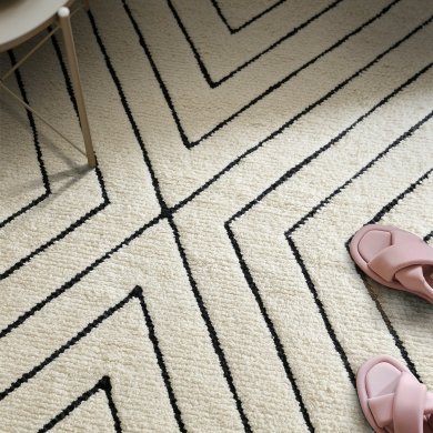 IKEA Ковер SANDNING 170х240 см Белый (ИКЕА ШЛИФОВАНИЕ) 60556223 фото - 5