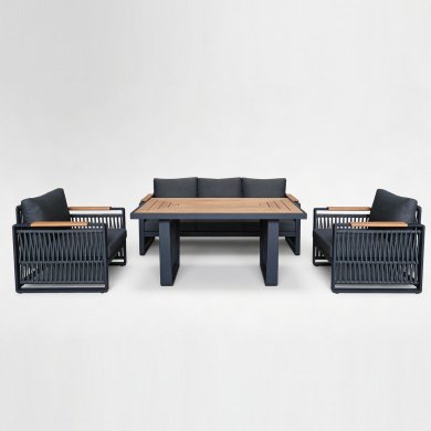 Комплект садовой мебели Garden Line SKOPJE Серый ALM8109 фото - 2