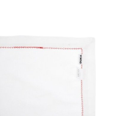 Дорожка Duka Riviera | Белый / Красный 1219218 фото - 2