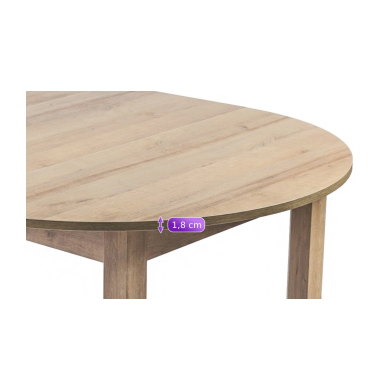 Обеденный комплект Mebel Elit HARRY OHIO | Дуб ривьера / Черный HARRY/DR/S/OHIO/DG/Z4/K фото - 14