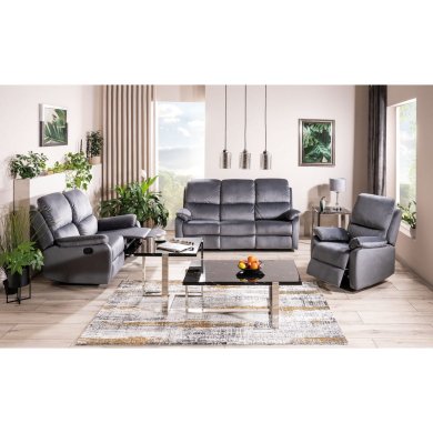 Диван раскладной Signal Spencer 3 Velvet | Серый (Bluvel 14) SPENCER3VSZ фото - 3