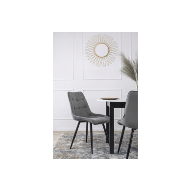 Обідній комплект меблів Mebel Elit HARRY RIO | Білий / Чорний / Сірий HARRY/B/CZ/S/RIO/P/V/Z4/K фото - 11