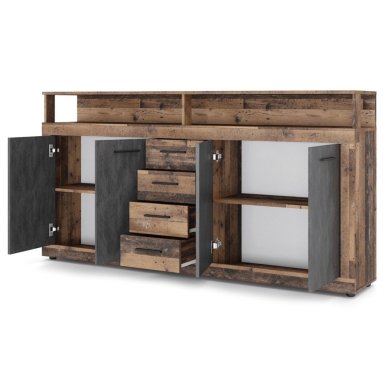 Комод Mebel Elit BLAGO Темный дуб W.LUNA/OSD/MA/KOM4D4S фото - 3