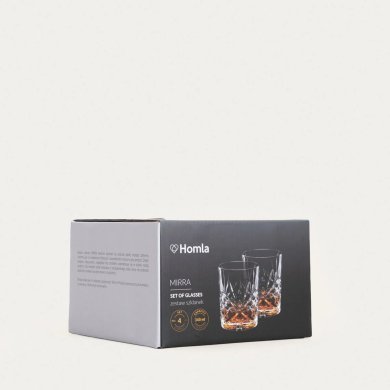 Набор стаканов Homla MIRRA 340 мл 4 шт Прозрачный 243428 фото - 5