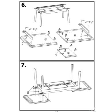 Раскладной обеденный стол Halmar ROIS Белый V-PL-ROIS-ST-BIAŁY фото - 3
