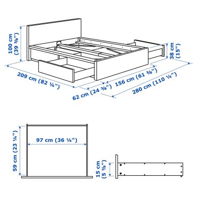 IKEA MALM (ИКЕА МАЛЬМ) 99022668 фото - 4