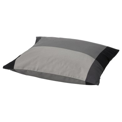 IKEA Наволочка BRUNKRISSLA 50х60 см Черный (ИКЕА БРУНКРИССЛА) 80577093