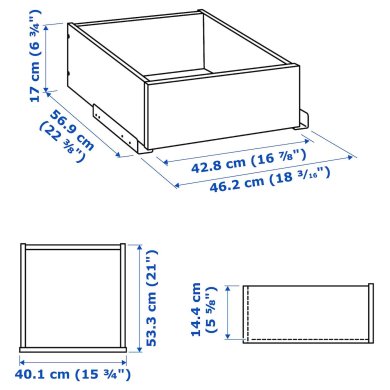IKEA Выдвижной ящик KOMPLEMENT (ИКЕА КОМПЛИМЕНТ) 10246681 фото - 3
