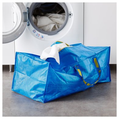 IKEA Сумка для тележки FRAKTA (ИКЕА ФРАКТА) 90149148 фото - 4