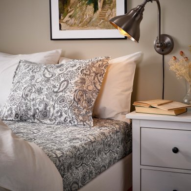 Наволочка RODGERSIA 50х60 см Серый - 4 IKEA Наволочка RODGERSIA 50х60 см Серый (ИКЕА РОДЖЕРСИЯ) 20579542 фото - 4