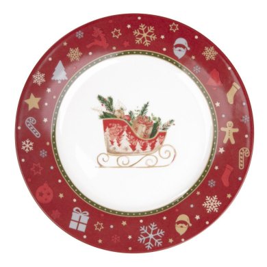 Десертная тарелка Homla KALVEN 19 см Красный 218874