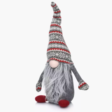 Гном Duka Nisse 60 см | Красный / Серый 1219520 фото - 2
