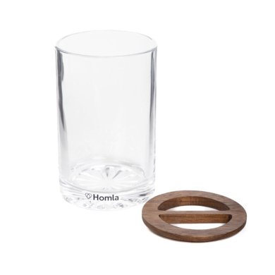 Стакан для зубных щеток Homla DENIKA Прозрачный 219807 фото - 2