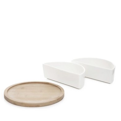 Сервировочный набор Homla FINCAN 20,5 см Белый 229333 фото - 3