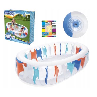 Надувний дитячий басейн Bestway 54066 229х152х51 см Білий BES54066 фото - 9