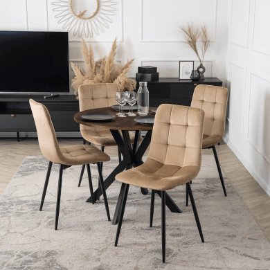 Обеденный стол Mebel Elit LAUREN 90 см Дуб рустик ME.LAUREN/RU/CZ/S90 фото - 5