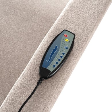 Крісло м'яке розкладне масажне з реклайнером Mebel Elit SEBASTIAN Бежевий ME.SEBASTIAN/BZ/T/FW фото - 15