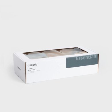 Набор аксессуаров для ванной комнаты Homla SALTI 3 шт Серый 238718 фото - 5