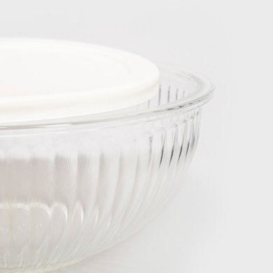 Миска з кришкою Homla NORAH 22,5 см Білий 238335 фото - 2