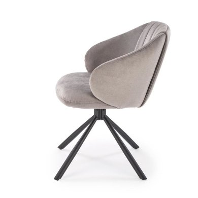 Обеденный стул поворотный Halmar K533 Пепельный V-CH-K/533-KR-POPIELATY фото - 4