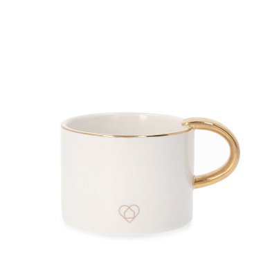 Чашка з блюдцем та ложкою Homla BOMLO 200 мл | Білий 200834 фото - 4