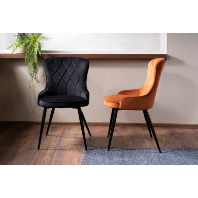 Обідній стілець Signal Lotus Velvet Кориця LOTUSVCCY фото - 4