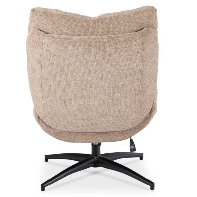 Кресло мягкое поворотное с подставкой Mebel Elit FREMONT Бежевый ME.FREMONT/BZ/CZ/T/FW фото - 5