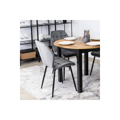 Обідній комплект меблів Mebel Elit HARRY LUCKY | Дуб крафт / Чорний / Сірий HARRY/DC/CZ/S/LUCKY/P/V/Z4/K фото - 18