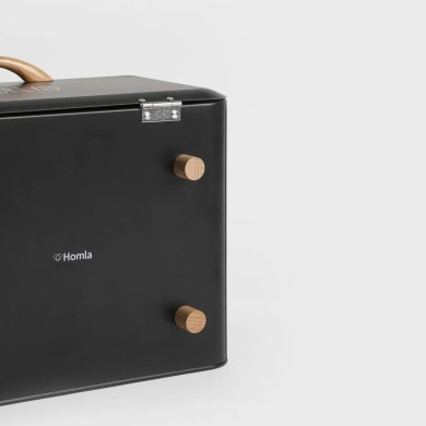 УЦІНКА Хлібниця Homla BIEN 33x24x19 см Чорний brak2/234518 фото - 5