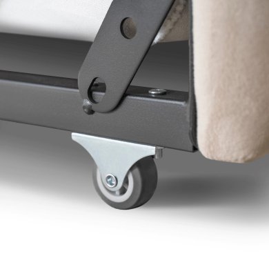 Раскладная кушетка Mebel Elit VILLEMO Welur 120x200 см Бежевый ME.VILLEMO/120/90/BZ/V/LOZWYS фото - 7