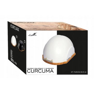 Хлебница Chomik CURCUMA 37,7x26.5x19.5 см | Белый / Дерево - 3 Хлебница Chomik CURCUMA 37,7x26.5x19.5 см | Белый / Дерево NEL5125 фото - 3