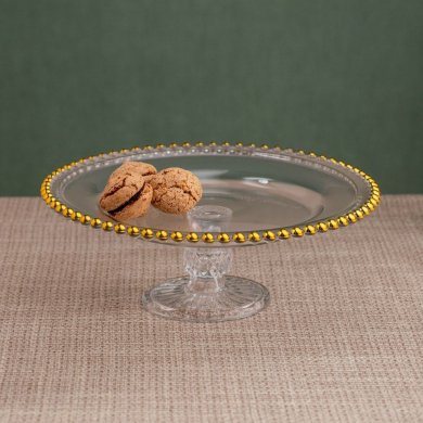 Тортовница Homla GOLDEN BALLS 26 см Прозрачный 240951 фото - 5