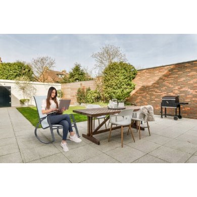 Садовое кресло-качалка Garden Line ANH3842 Серый ANH3842 фото - 3