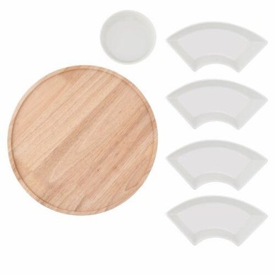 Сервировочная подставка Duka Warewood Mini | Белый 2220488 фото - 3