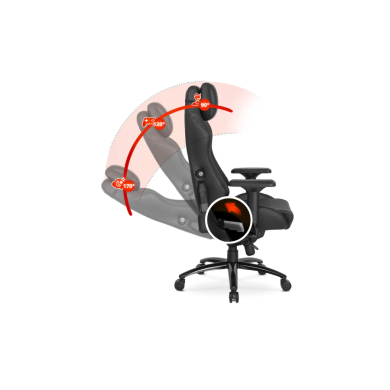 Геймерское кресло Mebel Elit HULK | Черный - 9 Геймерское кресло Mebel Elit HULK | Черный ME.HULK/CZ/E/FO фото - 9