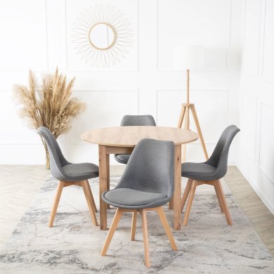 Обідній стілець Mebel Elit NEVEL Сірий ME.NEVEL/P/D/T/K фото - 5