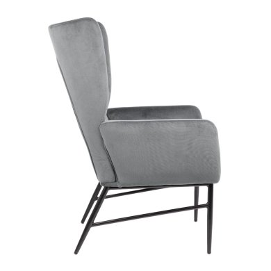 Крісло м'яке Homla VINDER Сірий 218196 фото - 3