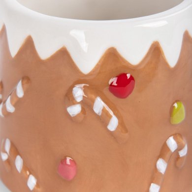 Кружка Homla GATTON 500 мл Коричневый 234203 фото - 3