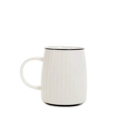 Кружка с крышкой Homla MILU 450 мл | Белый / Принт 218288 фото - 2